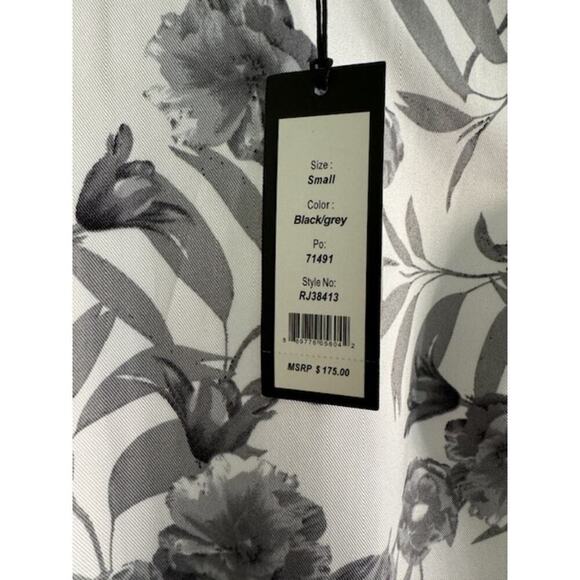 Romeo & Juliet Couture NWT Sleeveless Black White Grey Dress- Size Small - Picture 6 of 10